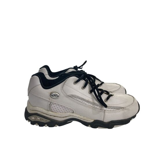 Rawlings Women's size 7.5 White Leather sneakers shoes - Picture 5 of 8